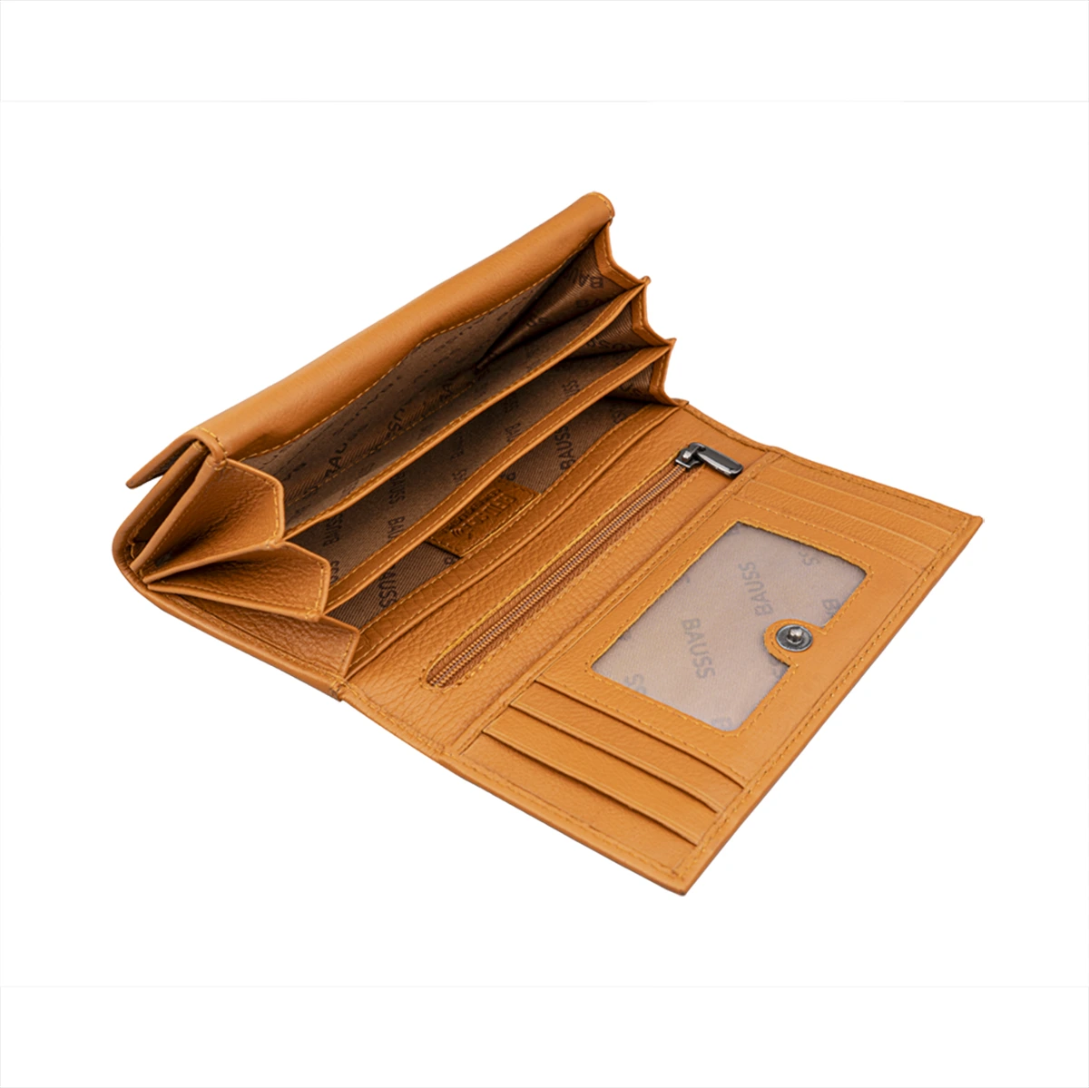 Carteira de Mulher em Pele com Porta-Moedas e Anti-RFID