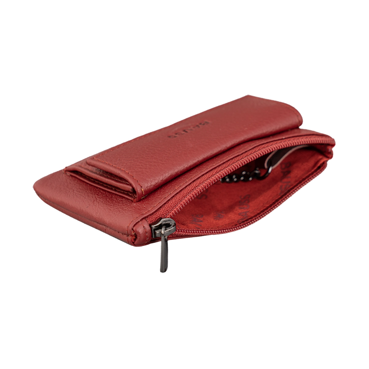 Porta-moedas em Pele com Porta-chaves