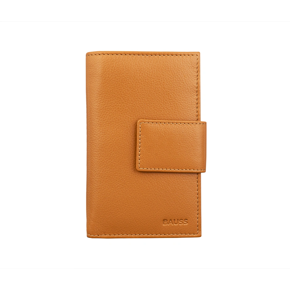 Carteira de Mulher em Pele com Porta-moedas e Anti-RFID