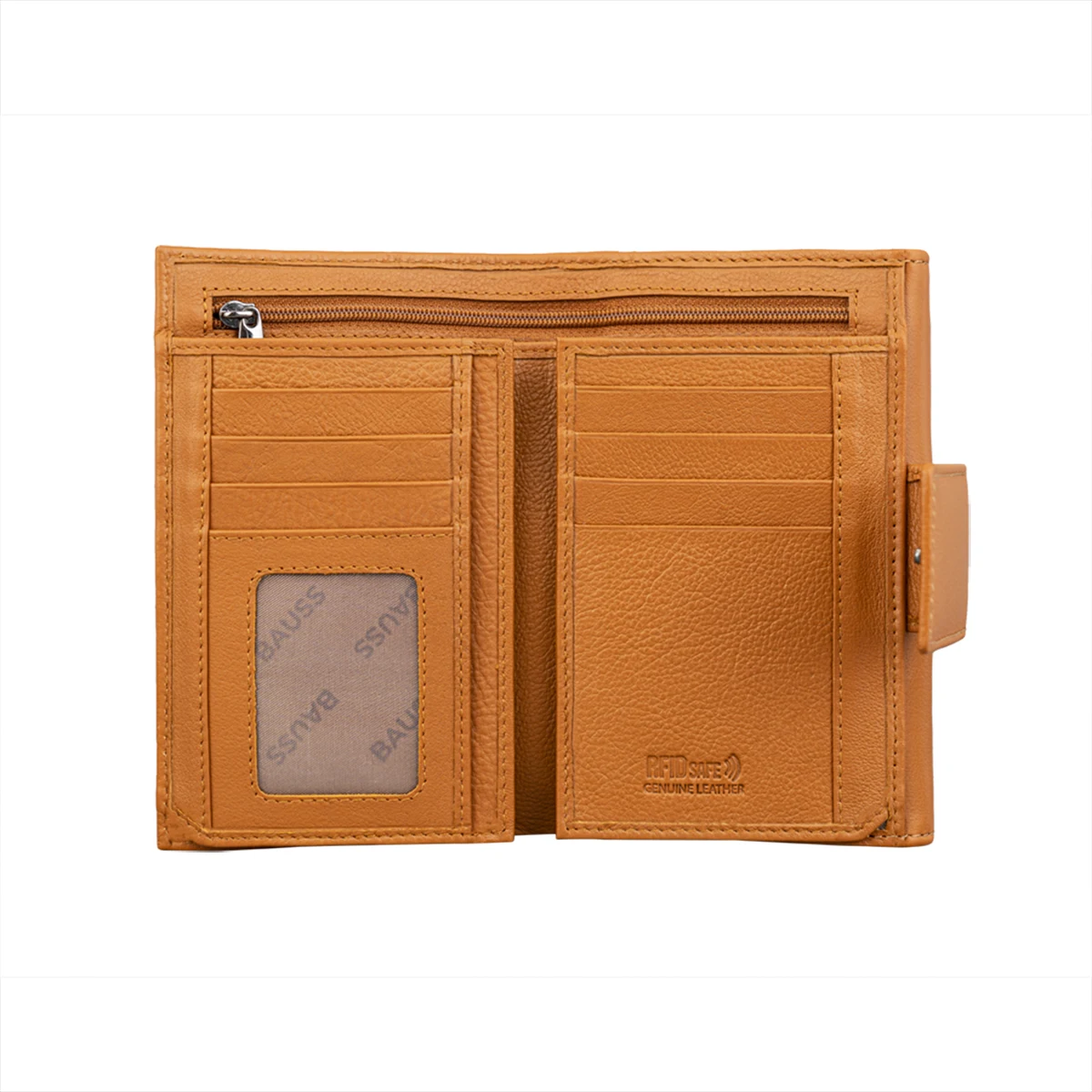 Carteira de Mulher em Pele com Porta-moedas e Anti-RFID