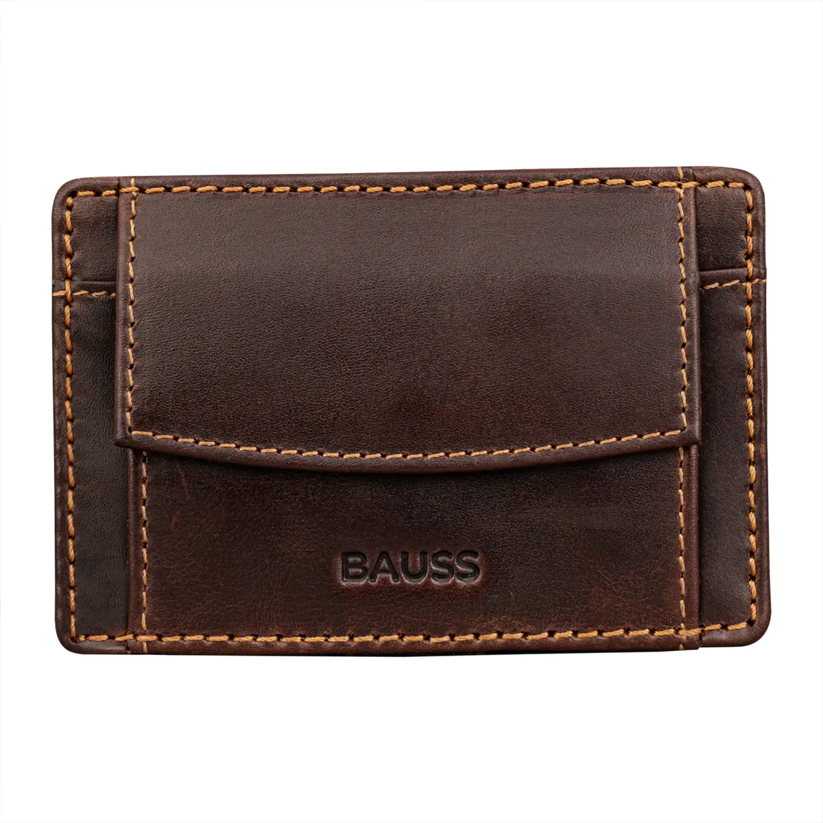 Tarjetero en Piel con Monedero