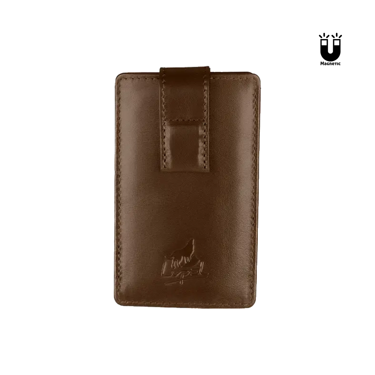 Carteira Multifunções em Pele com Anti-RFID e Magnetismo